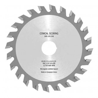 Пила підрізна для форматно-розкрійного верстату HM D-120, F- 20, Z - 24, K- 3,1-/4,0-[articul]