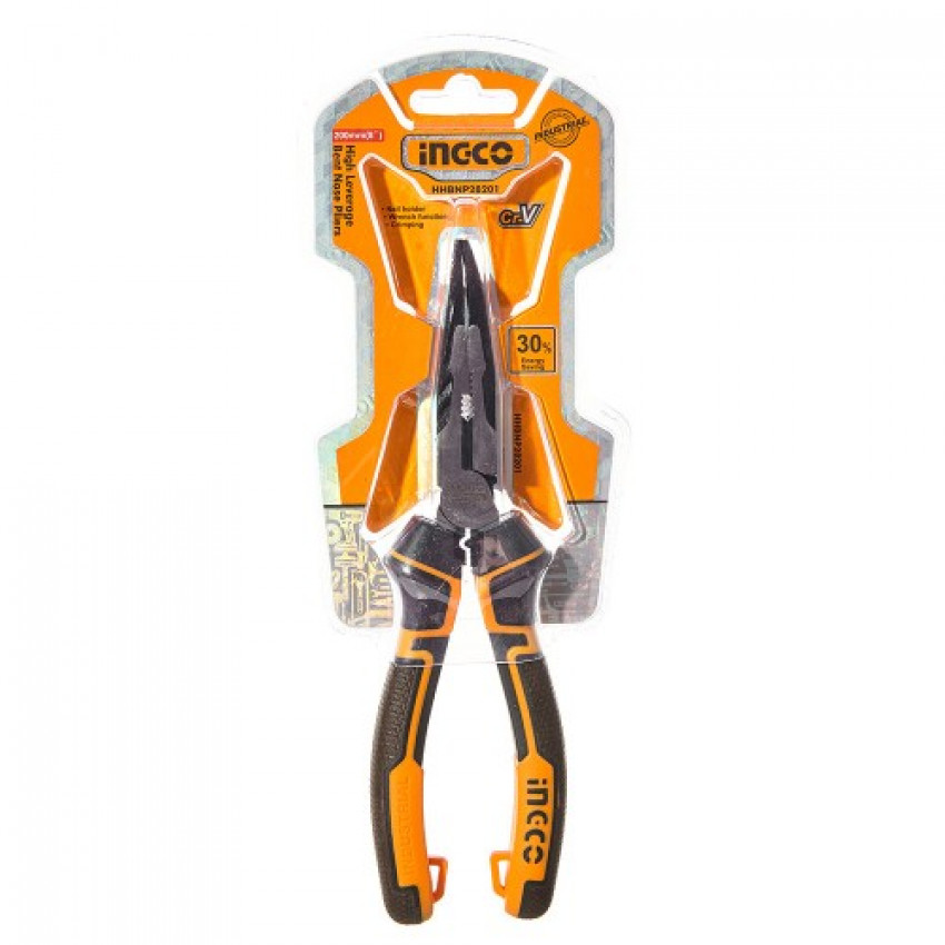 Довгогубці вигнуті Profi 200 мм INGCO INDUSTRIAL-HHBNP28201
