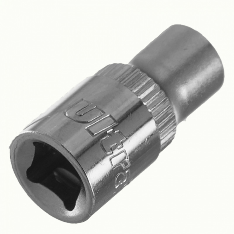 Насадка шестигранна коротка 1/4" 6мм CrV ULTRA (6060062)-6060062