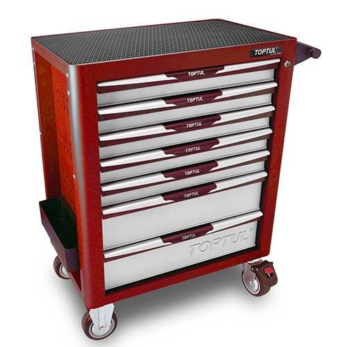 Візок з інструментом (Pro-Plus) 7 секцій 305од. червона TOPTUL GCAJ305R-GCAJ305R