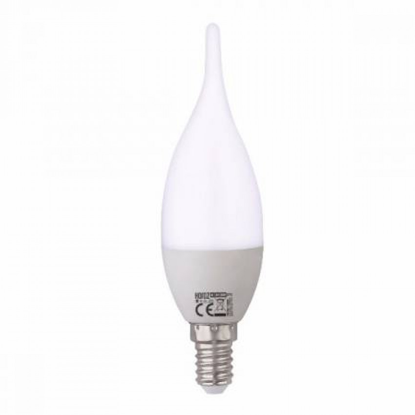 Лампа свічка на вітрі SMD LED 6W 3000K/4200K/6400K Е14 480Lm 175-250V-001-004-0006-011