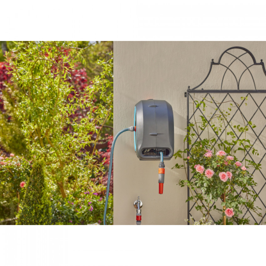 Котушка Gardena Dual Hose Box настінна та наземна 11 мм 25 м-18695-28.000.00