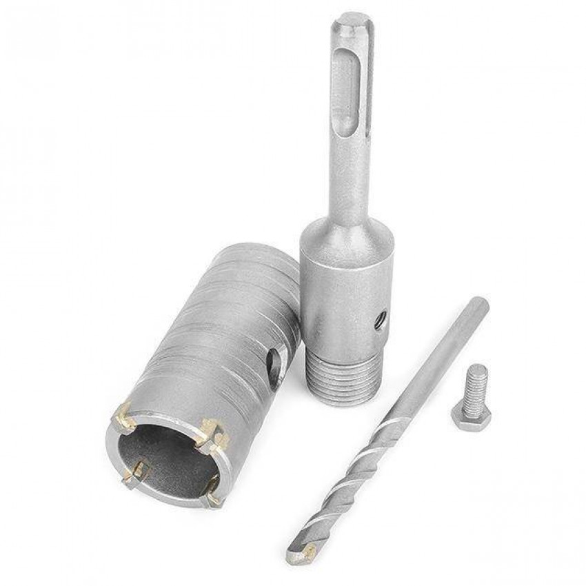 Свердло корончате по бетону 36мм + перехідник SDS Plus 100мм INTERTOOL SD-7036-SD-7036