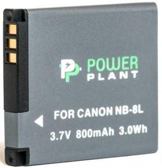 Акумулятор PowerPlant Canon NB-8L 800mAh-[articul]