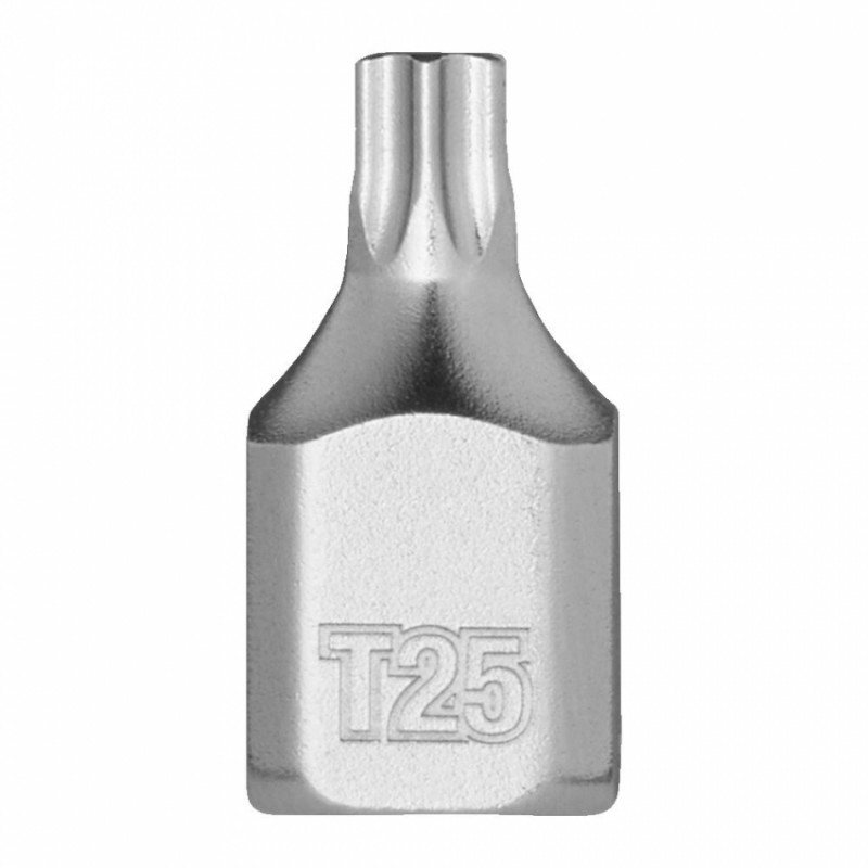 Головка торцева хромована 1/4'' MILWAUKEE укорочена з бітою Torx, T25-4932500466