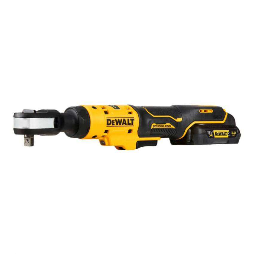 Гайкокрут кутовий - ключ-храповик акумуляторний безщітковий DeWALT DCF503L1G-DCF503L1G