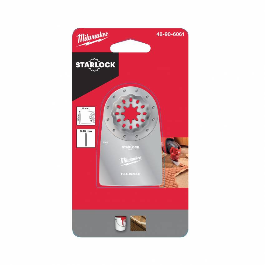 Гнучкий шкребок STARLOCK MILWAUKEE, 52x37мм-48906061