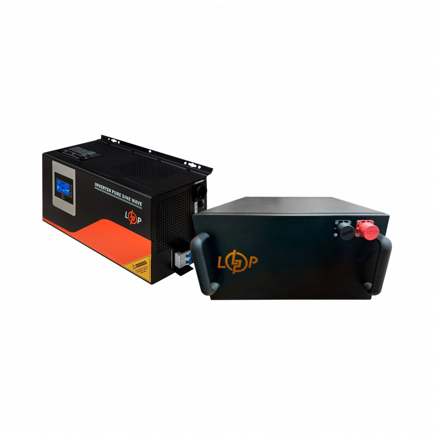 Комплект резервного живлення LP(LogicPower) ДБЖ + літієва (LiFePO4) батарея (UPS W8500 + АКБ LiFePO4 11776W)-