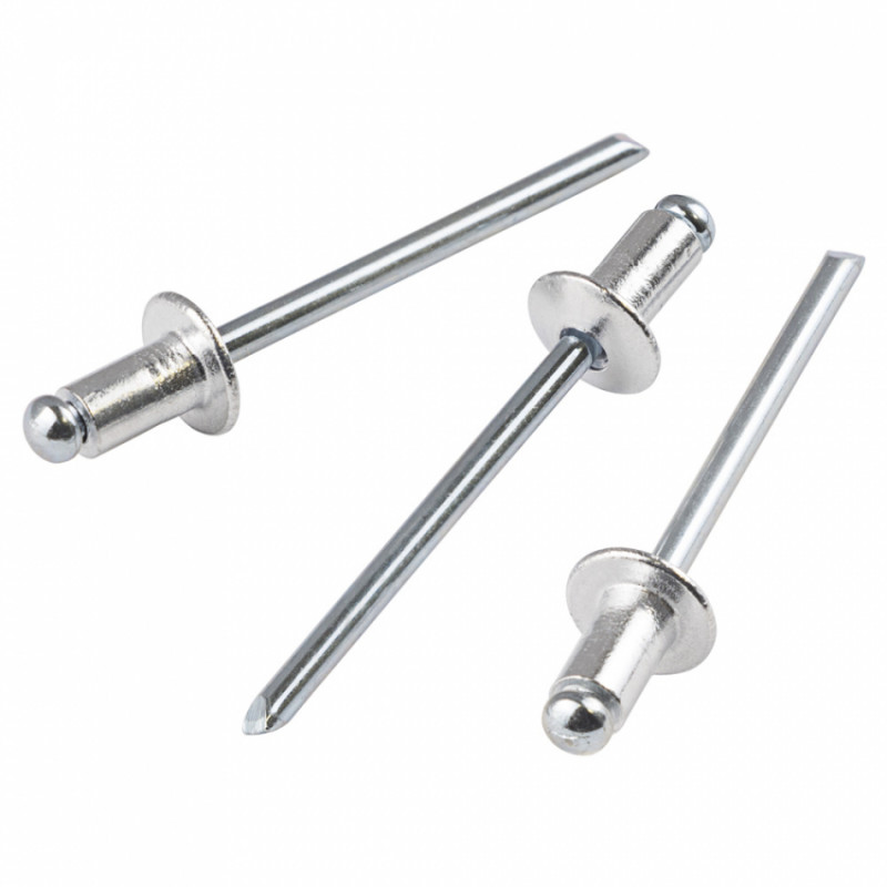 Заклепки алюмінієві Standard 4,0*6,40мм 50шт Sigma (2612511)-2612511