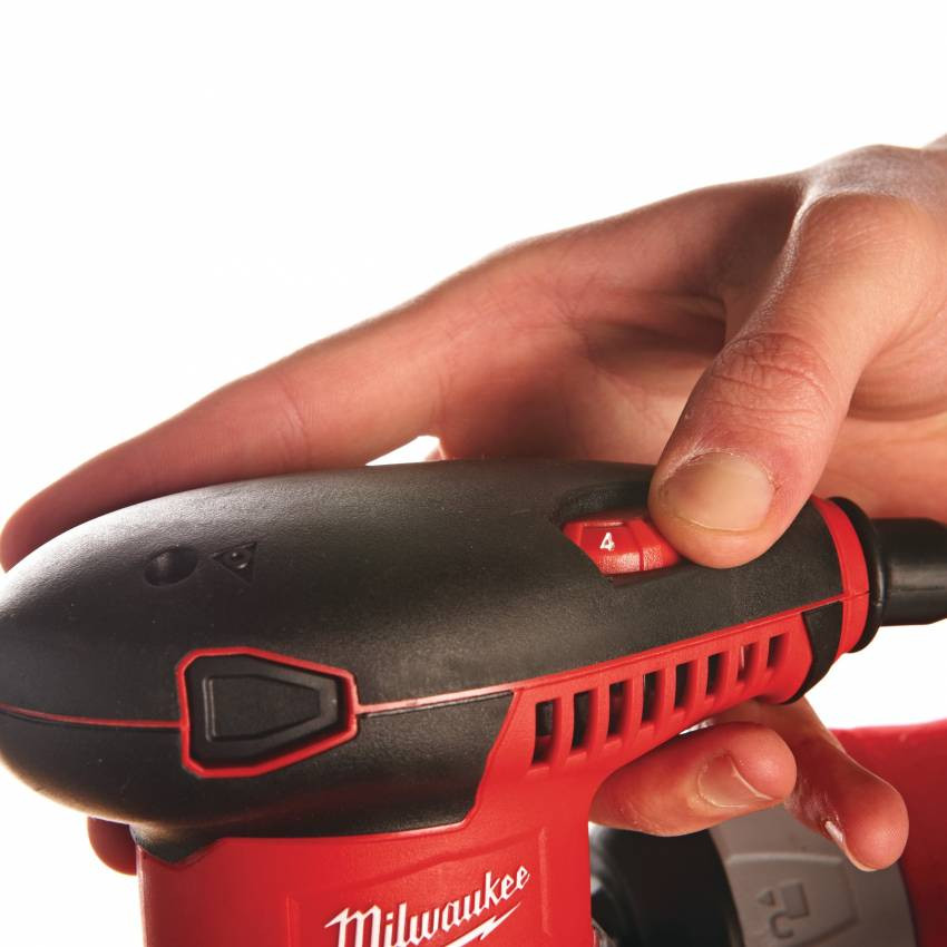 Шліфмашина ексцентрикова MILWAUKEE, ROS 125 E, 300Вт, Ø125мм-4933433180