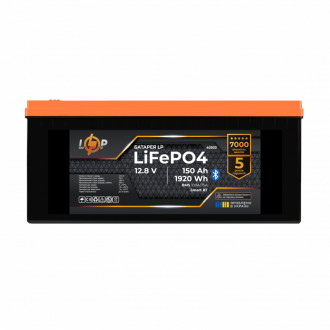 Акумулятор LP LiFePO4 12,8V - 150 Ah (1920Wh) (BMS 100A/75А) пластик Smart BT-[articul]