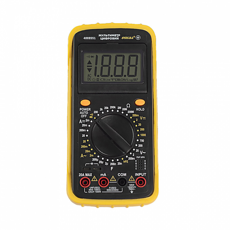 Мультиметр цифрової профілі Sigma (4008551)-4008551