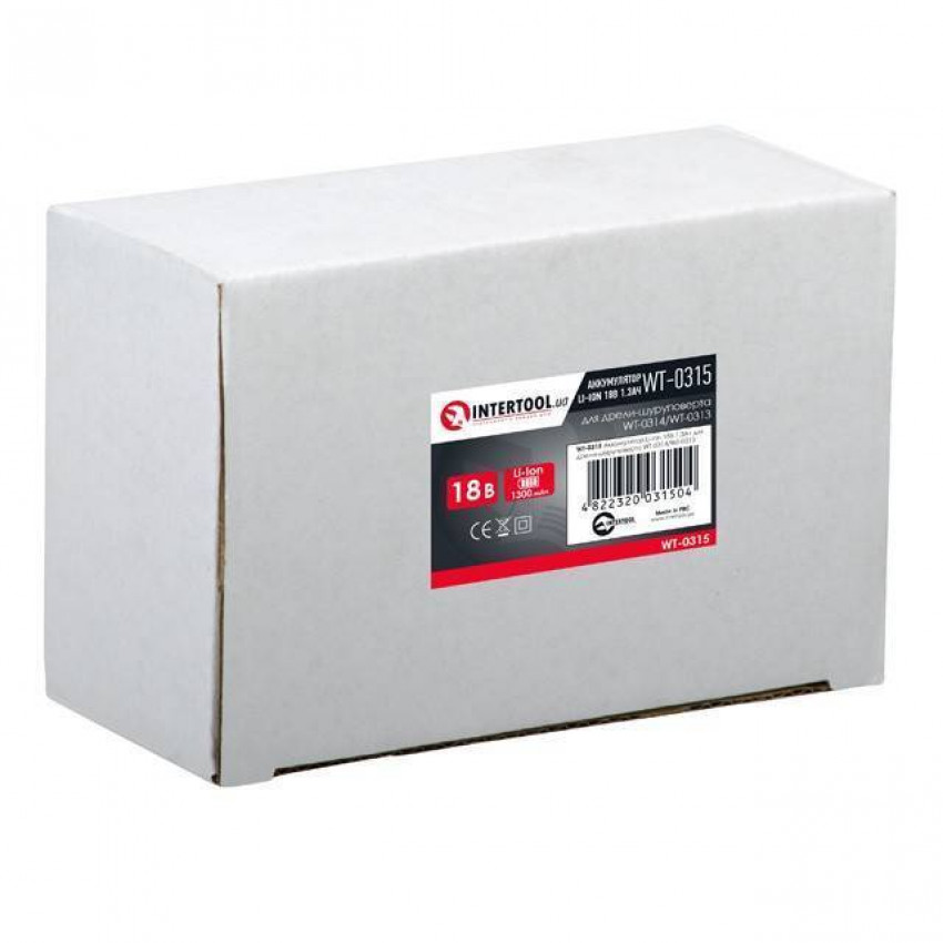 Аккумулятор Li-Ion 18В 1.3Ач для дрели-шуруповерта WT-0314/WT-0313/WT-0317-WT-0315