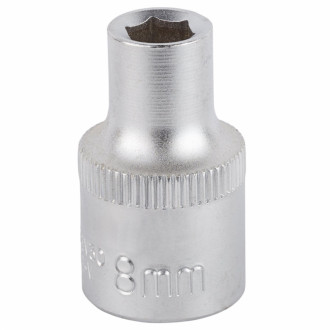 Насадка шестигранна коротка 1/2&quot; 8мм CrV mid Sigma (6071081)-[articul]