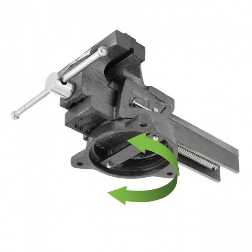 Лещата слюсарні поворотні 150 мм INTERTOOL HT-0083-HT-0083