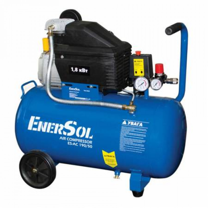 Компресор повітряний поршневий EnerSol ES-AC190-50-1-ES-AC190-50-1