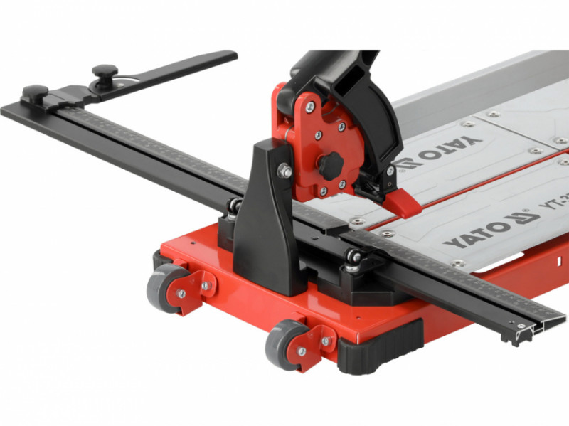 Плиткоріз ручний YATO з 1 напрямною, L= 165cм, 2 різця Ø= 22x6x6 мм, макс. товщина- 14мм, кут- 0-60°-YT-37017
