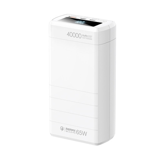 Зовнішній акумулятор Remax Dinba 40000mAh QC 65W Білий (RPP-310)-