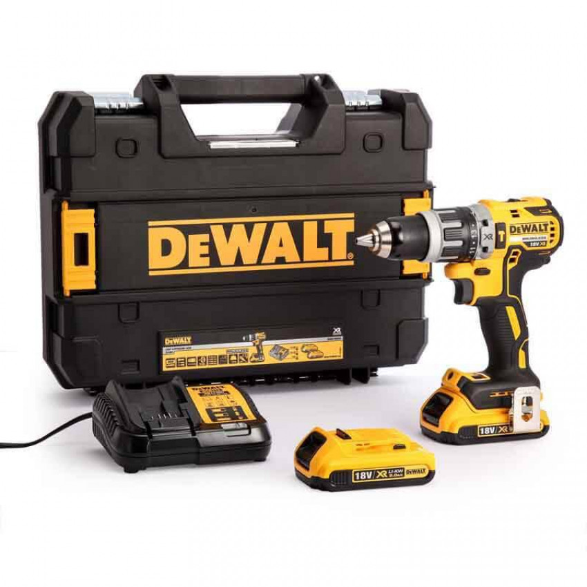 Дриль-шуруповертний акумуляторний безщітковий ударний DeWALT DCD796D2-DCD796D2