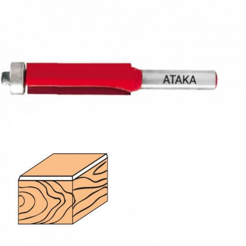 Фреза Атака 301127-5 пряма кромкова Ø 8 x 12,7x63 мм 38220-301127-5