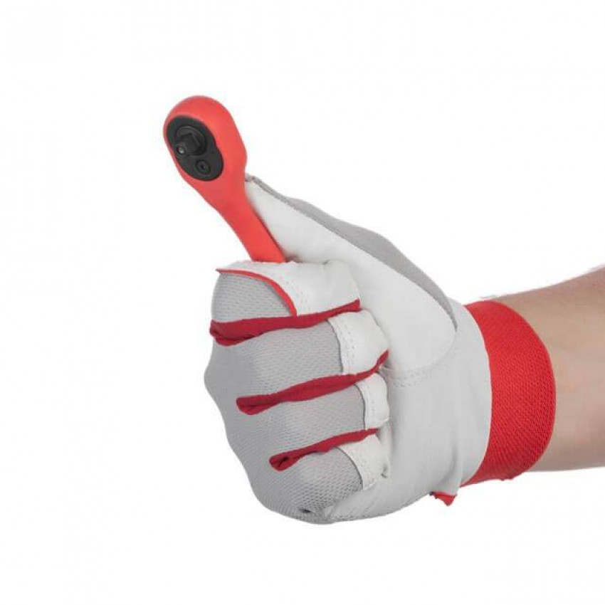 Рукоятка із храповим механізмом на 72 зуба 1/4" вигнута Cr-v(Professional) INTERTOOL HT-2107-HT-2107