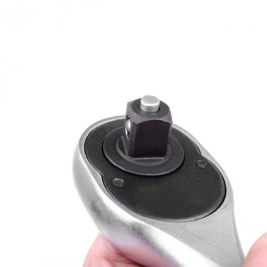 Рукоятка із храповим механізмом на 24 зуби 1/2'' INTERTOOL HT-2106-HT-2106