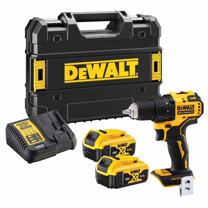 Дриль-шуруповерт акумуляторний безщітковий DeWALT DCD708P2T-DCD708P2T