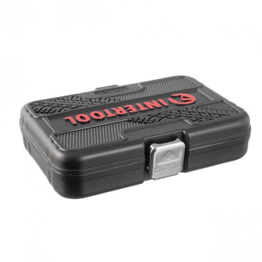 Набір інструментів 46 од., STORM, 1/4", Cr-V INTERTOOL ET-8046-ET-8046