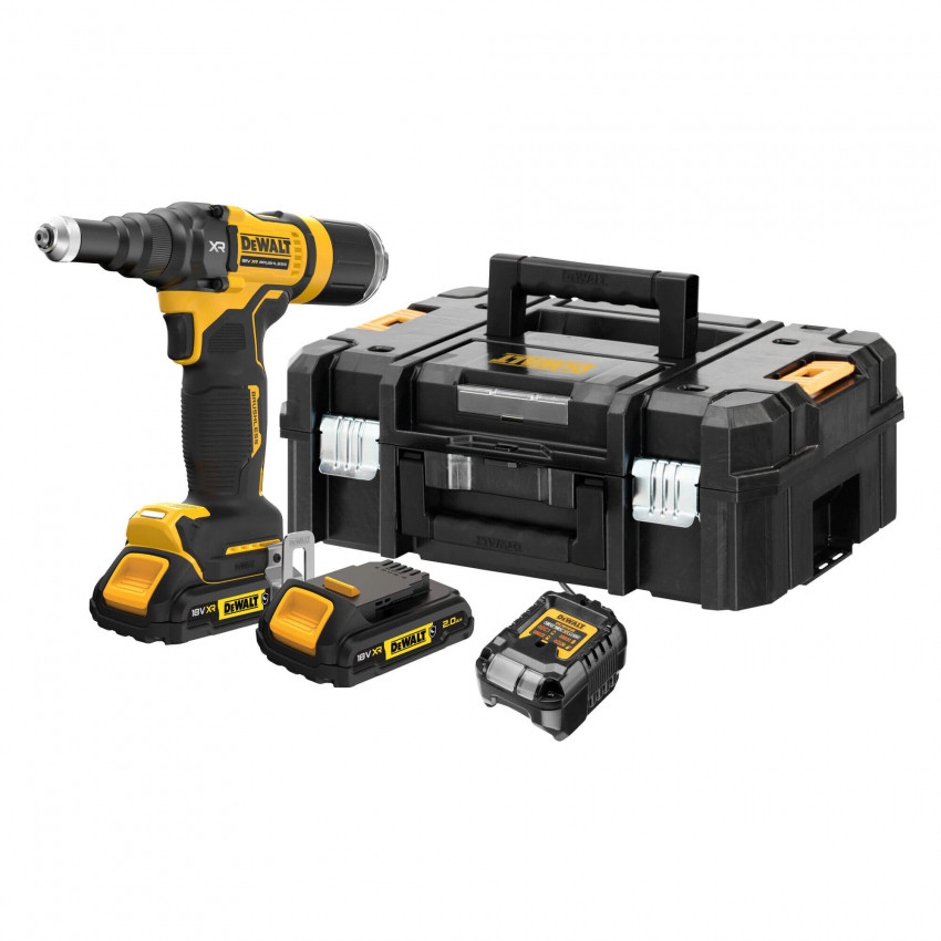 Заклепочник акумуляторний безщітковий DeWALT DCF403D2GT-DCF403D2GT