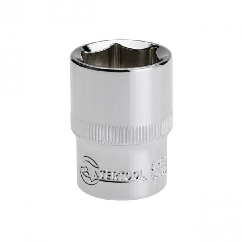 Головка шестигранна 1/2", 20×38 мм, Cr-V, STORM INTERTOOL ET-0020-ET-0020