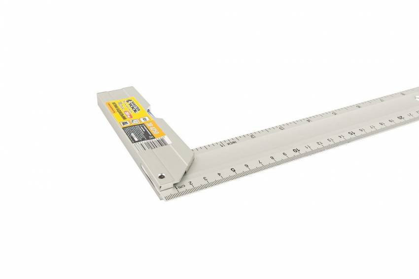 Кутник будівельний MASTERTOOL 250 мм AL-AL капсула 0.5 мм/1 м 30-4250-30-4250