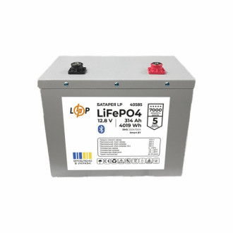 Акумулятор LP LiFePO4 12,8V - 314 Ah (4019Wh) (BMS 200A/100А) Метал Smart BT-[articul]