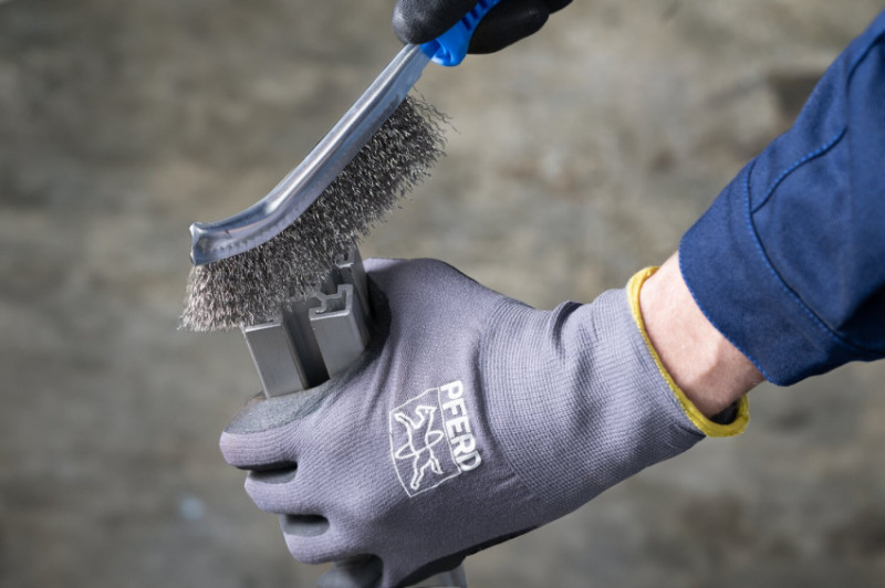 Щітка по металу, вигнута 265мм дріт-0,3мм нерж. INOX-4007220153734