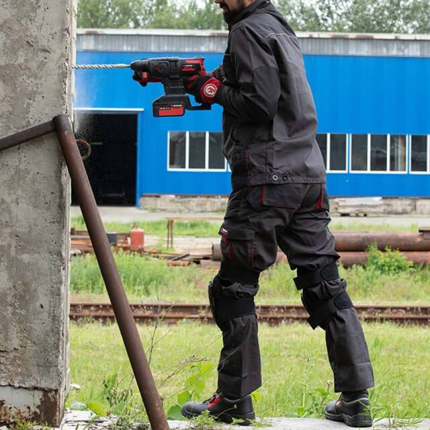 Брюки робочі, 80% поліестер / 20% бавовна, щільність 260 г/м², L INTERTOOL SP-3013-SP-3013