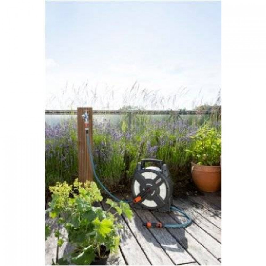Котушка зі шлангом Gardena 18400 + комплект для підключення-18400-20.000