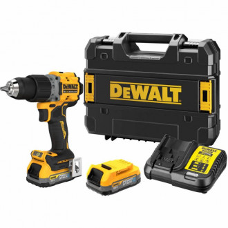 Дрель-шуруповёрт аккумуляторная бесщёточная DeWALT DCD800E2T-[articul]