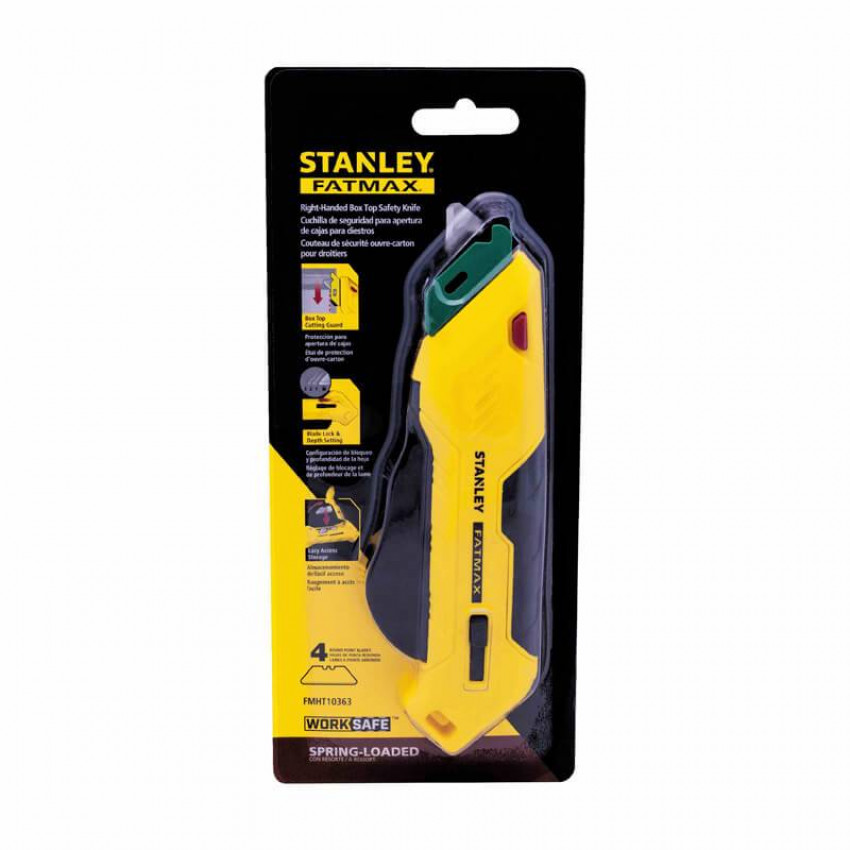 Ніж FATMAX® Box Box з висувним лезом трапецеподібним STANLEY FMHT10363-0-FMHT10363-0