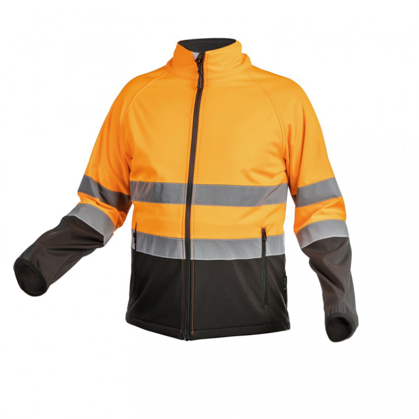 Куртка світловідбиваюча Softshell EXTER, помаранчева HOEGERT XL HT5K336-XL-HT5K336-XL