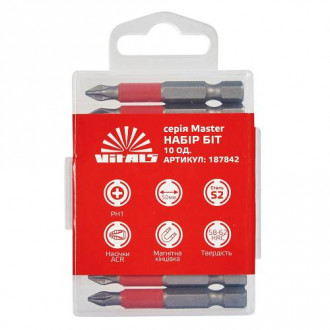 Біти S2 PH1×50 мм, 10 шт. Vitals Master-[articul]