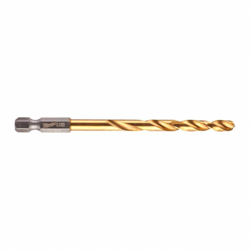 Свердло по металу RedHEX HSS-G TiN MILWAUKEE, Ø4,0мм, (2шт)-48894708