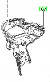 Рукоятка в зборі для M12 PCG MILWAUKEE-[articul]