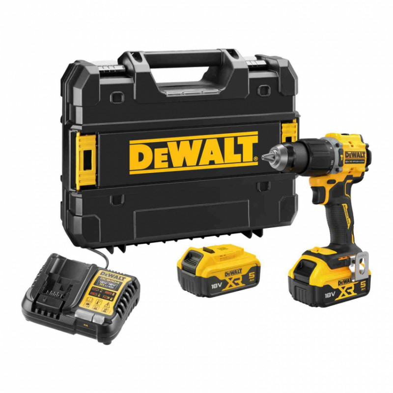 Дриль-шуруповерт акумуляторний безщітковий ударний DeWALT DCD799P2T-DCD799P2T