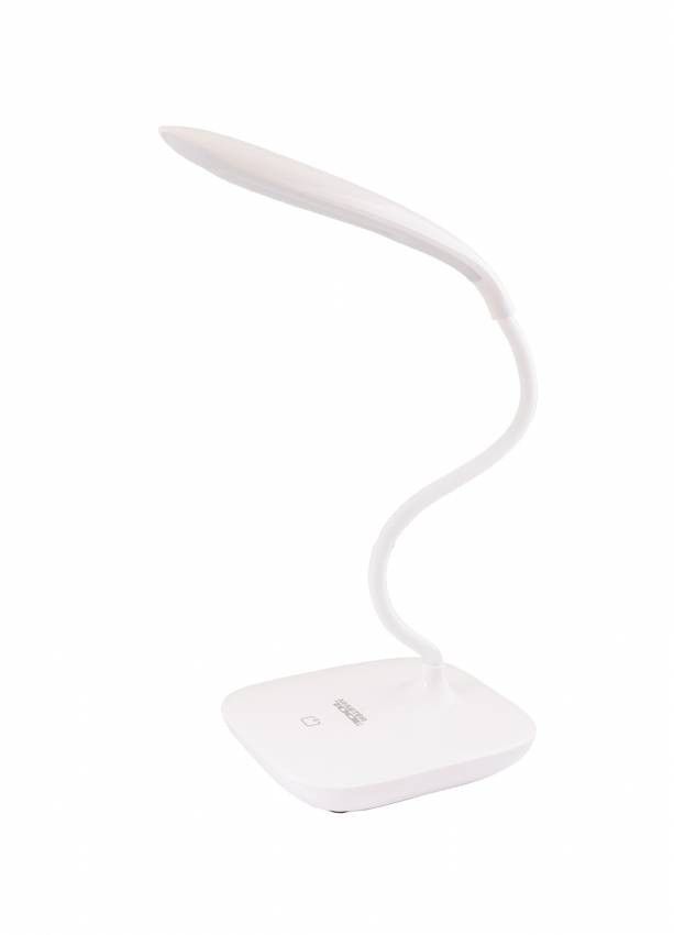Лампа настільна гнучка MASTERTOOL сенсорний вмикач 3 режими 125х100х350 мм COB LED USB/3xAA ABS 94-0815-94-0815