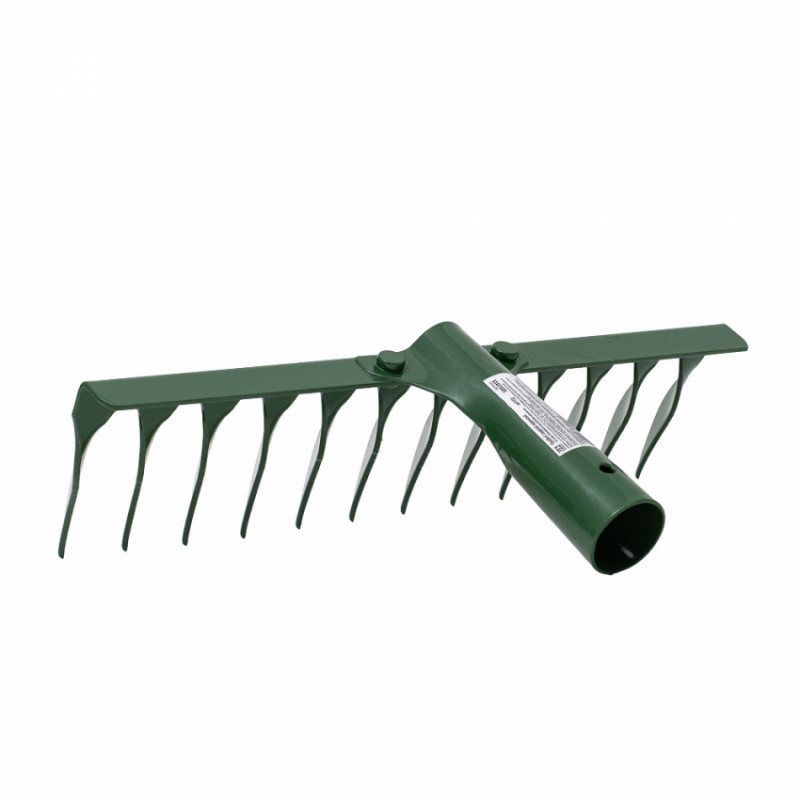 Граблі садові кручені 12 зубів 320×82мм заклепувальне кріплення GRAD (5051915)-5051915
