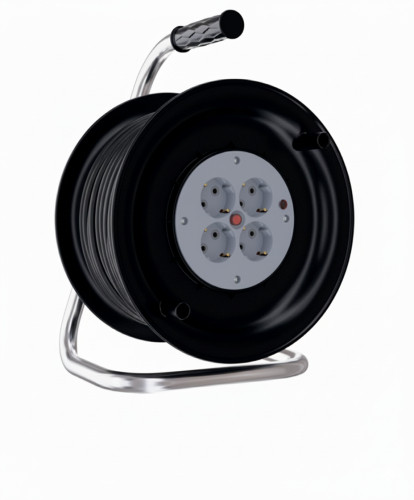 Подовжувач на котушці  з заземленням 3х1,5кв.мм 30м APRO-852078