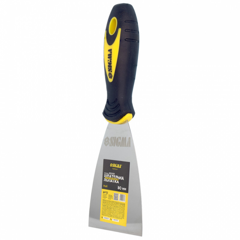 Шпальна лопатка нержавіюча Profi 80мм Sigma (8322131)-8322131