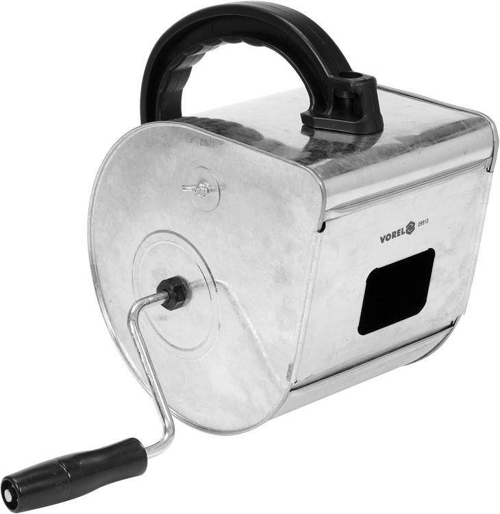 Пристрій для нанесення штукатурки ручний VOREL, 210х 170 мм, з оцинкованої сталі-09910