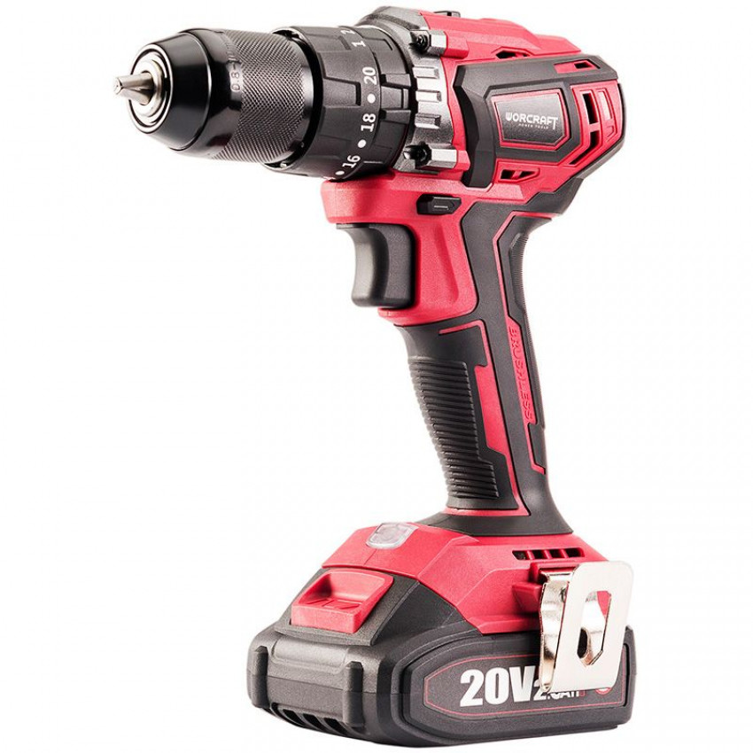 Акумуляторний безщітковий шуруповерт WORCRAFT CHD-S20LiBAC-WOR--13223