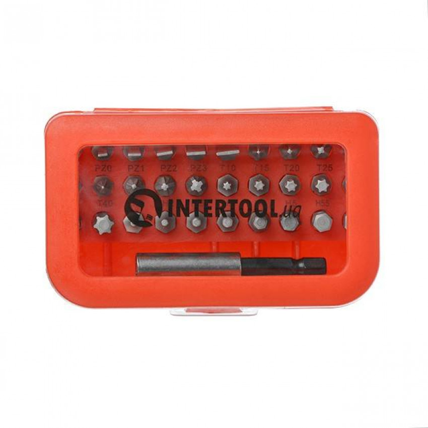 Комплект викруткових насадок 29 од. INTERTOOL VT-0109-VT-0109