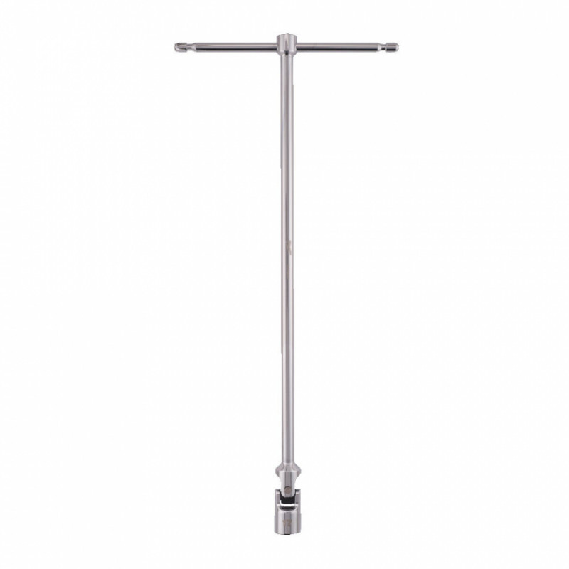 Ключ хромований з Т-образною ручкою та шарниром MILWAUKEE, Hex 17мм-4932492686